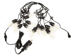70-297# GIRLANDA OGRODOWA ŻARÓWKI 12 LED 230V GS-02