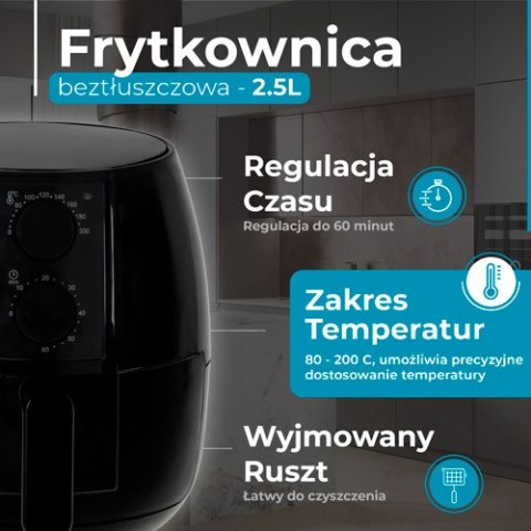 AD 6312 FRYTKOWNICA BEZTŁUSZCZOWA 2,5 L - AIRFRYER AD 6312 FRYTKOWNICA BEZTŁUSZCZOWA 2,5 L - AIRFRYER