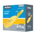GUMA DO ĆWICZEŃ LATEKSOWA - POWER BAND PL-1, ŻÓŁTA 4-7 KG REBEL ACTIVE