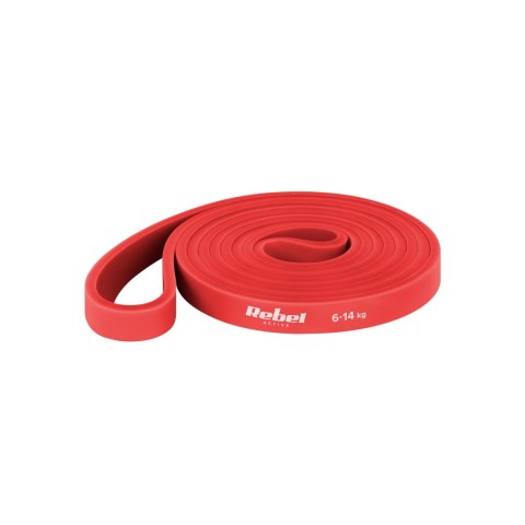 GUMA DO ĆWICZEŃ LATEKSOWA - POWER BAND PL-2, CZERWONA 6-14 KG REBEL ACTIVE GUMA DO ĆWICZEŃ LATEKSOWA - POWER BAND PL-2, CZERWONA 6-14 KG REBEL ACTIVE