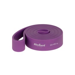 GUMA DO ĆWICZEŃ LATEKSOWA - POWER BAND PL-4, FIOLETOWA 20-45 KG REBEL ACTIVE