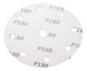 KRĄŻKI ŚCIERNE 150 MM, P180, 5 SZT., Z 9 OTWORAMI DO 04-721
