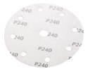 KRĄŻKI ŚCIERNE 150 MM, P240, 5 SZT., Z 9 OTWORAMI DO 04-721