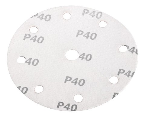 KRĄŻKI ŚCIERNE 150 MM, P40, 5 SZT., Z 9 OTWORAMI DO 04-721 KRĄŻKI ŚCIERNE 150 MM, P40, 5 SZT., Z 9 OTWORAMI DO 04-721