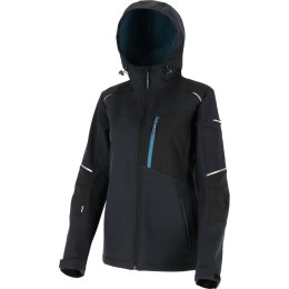 KURTKA SOFTSHELL Z KA PT. DAMSKA CZAR.-TURKUS., 
