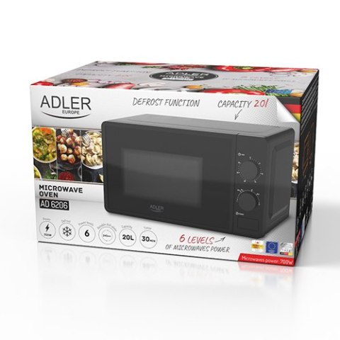AD 6206 KUCHENKA MIKROFALOWA 20 L AD 6206 KUCHENKA MIKROFALOWA 20 L
