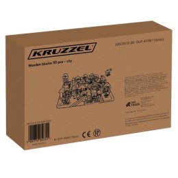 KLOCKI DREWNIANE 115 SZT- MIASTO 23519