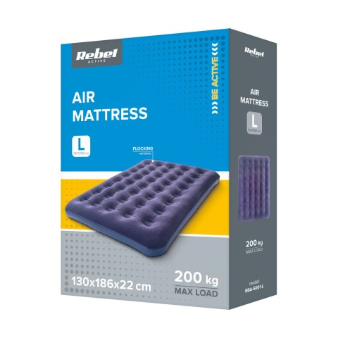 MATERAC DMUCHANY DWUOSOBOWY DO S PANIA +  POM PKA , 186 x 130 x 22 CM