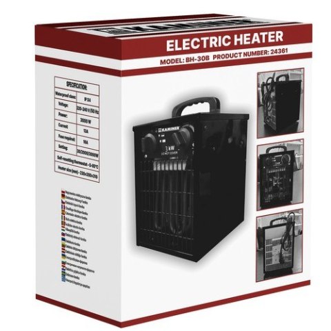 NAGRZEWNICA ELEKTRYCZNA- FARELKA KAMINER 24361 NAGRZEWNICA ELEKTRYCZNA- FARELKA KAMINER 24361