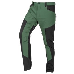 S PODNIE ROBOCZE OUTDOOR, 4 WAY STRETCH, ZIELONE-SZARE, ROZMIAR L