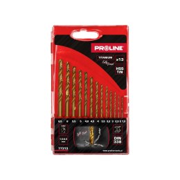 WIERTŁA DO METAL HSSTIN DIN338 SZLIF.13SZT(1.5-6.5MM) PROLINE