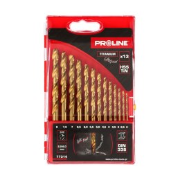 WIERTŁA DO METALU HSSTIN DIN338 SZLIF.13SZT(2-8MM) PROLINE