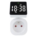 WŁĄCZNIK CZASOWY - TIMER CYFROWY GREENBLUE, MAx. OBCIĄŻENIE 16A, IP20, GB610 E