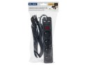 98-779# PRZEDŁUŻACZ SIECIOWY  PR-470WS P/USB 4-GNIAZDA+USB Z UZIEMIENIEM+WYŁĄCZNIK 5M CZARNY 3x1,5MM