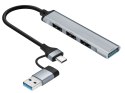 ADAPTER TRACER A-4, USB TY PE-C DO USB-A, 4x USB-A