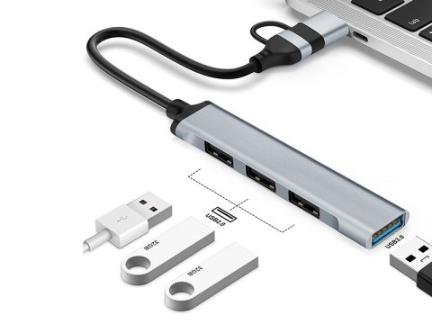 ADAPTER TRACER A-4, USB TY PE-C DO USB-A, 4x USB-A ADAPTER TRACER A-4, USB TY PE-C DO USB-A, 4x USB-A