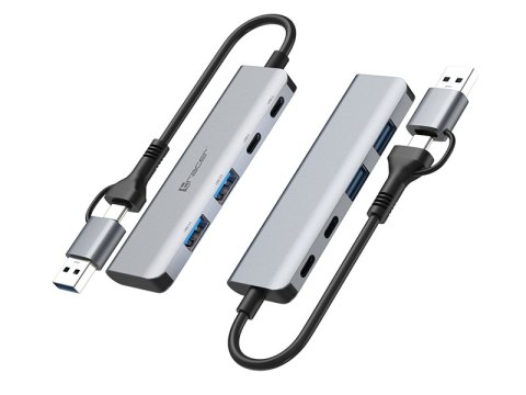 ADAPTER TRACER A-5, USB TY PE-C DO USB-A, 2x USB-A + 2x USB-C ADAPTER TRACER A-5, USB TY PE-C DO USB-A, 2x USB-A + 2x USB-C