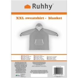 BLUZA XXL - KOC SZARY RUHHY 24402