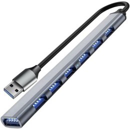 HUB USB- 1  PORT 3.2 + 6  PORTÓW 2.0 IZOxIS 24374