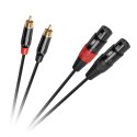 KABEL  POŁĄCZENIOWY CABLETECH XLR - 2RCA 1M