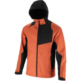 KURTKA SOFTSHELL Z KA PT. CEGLASTO-CZARNA, 