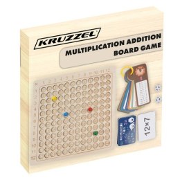 TABLICZKA MNOŻENIA - GRA  PLANSZOWA KRUZZEL 24639