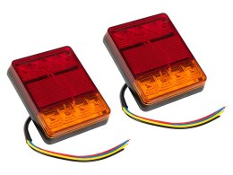 23-228# LAM PA DO  PRZYCZE PY SAMOCHODOWEJ LED 12V 2SZT