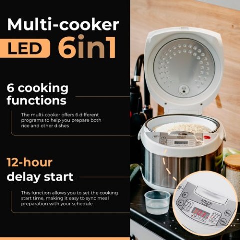 AD 6420 MULTI-COOKER 6 IN 1 - 3,25 L AD 6420 MULTI-COOKER 6 IN 1 - 3,25 L
