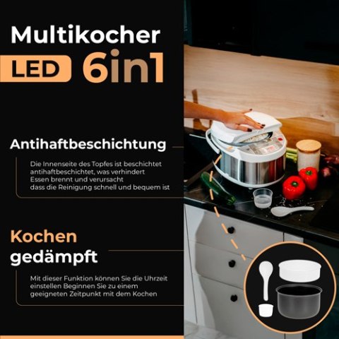 AD 6420 MULTI-COOKER 6 IN 1 - 3,25 L AD 6420 MULTI-COOKER 6 IN 1 - 3,25 L