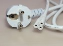 KABEL ZASILAJĄCY Z WTYCZKĄ DO ŚWIETLÓWEK LED T5 O DŁUGOŚCI 100CM