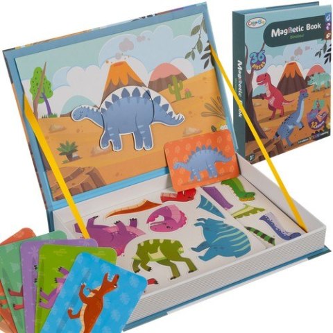 UKŁADANKA MAGNETYCZNA- DINOZAURY 24730 UKŁADANKA MAGNETYCZNA- DINOZAURY 24730