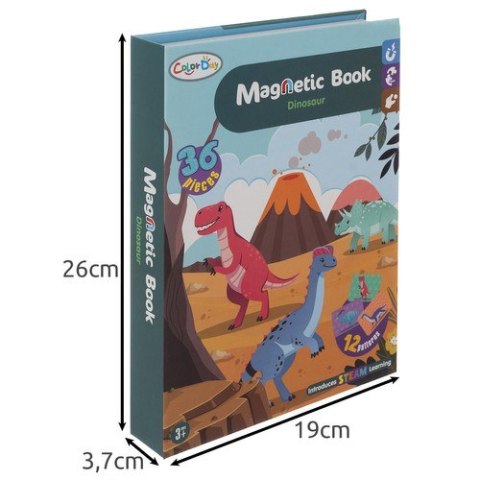 UKŁADANKA MAGNETYCZNA- DINOZAURY 24730 UKŁADANKA MAGNETYCZNA- DINOZAURY 24730