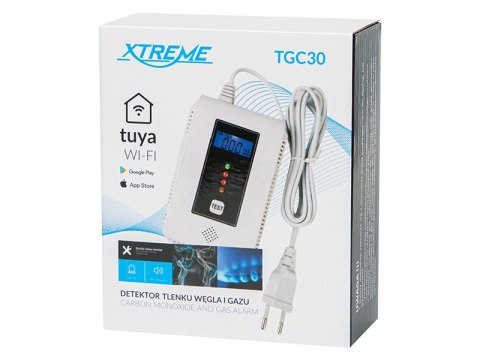 50-643# DETEKTOR CZUJNIK CZADU I GAZU TGC30 WIFI TUYA 50-643# DETEKTOR CZUJNIK CZADU I GAZU TGC30 WIFI TUYA