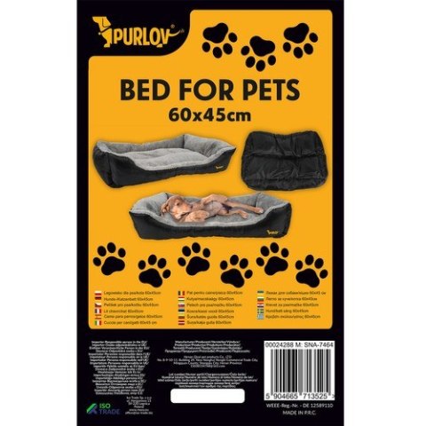 LEGOWISKO DLA PSA/KOTA 60x45CM PURLOV 24288 LEGOWISKO DLA PSA/KOTA 60x45CM PURLOV 24288