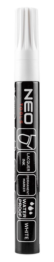 MARKER BUDOWLANY, BIAŁY, PERMANENTNY, WODOOD PORNY, LAKIEROWY, ALUMINIOWY, WIELOKROTNOŚĆ 12 SZT. MARKER BUDOWLANY, BIAŁY, PERMANENTNY, WODOOD PORNY, LAKIEROWY, ALUMINIOWY, WIELOKROTNOŚĆ 12 SZT.