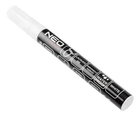 MARKER BUDOWLANY, BIAŁY, PERMANENTNY, WODOOD PORNY, LAKIEROWY, ALUMINIOWY, WIELOKROTNOŚĆ 12 SZT. MARKER BUDOWLANY, BIAŁY, PERMANENTNY, WODOOD PORNY, LAKIEROWY, ALUMINIOWY, WIELOKROTNOŚĆ 12 SZT.