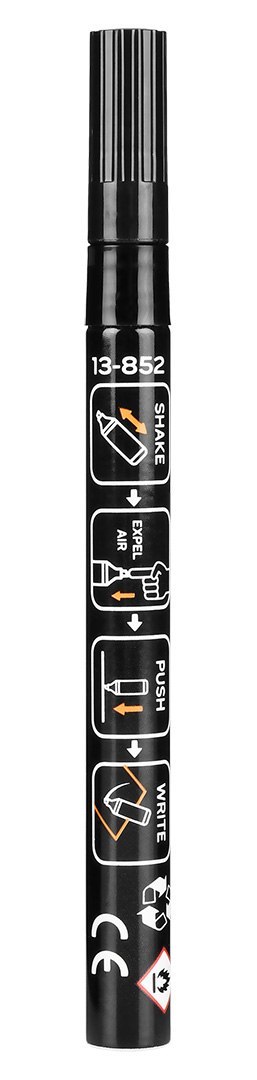 MARKER BUDOWLANY, CZARNY, PERMANENTNY, WODOOD PORNY, LAKIEROWY, ALUMINIOWY, 4 SZT MARKER BUDOWLANY, CZARNY, PERMANENTNY, WODOOD PORNY, LAKIEROWY, ALUMINIOWY, 4 SZT