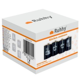 POJEMNIKI KUCHENNE - 4 SZT. RUHHY 24578