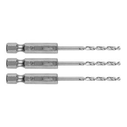 WIERTŁO DO METALU HEx 2.0 MM, 3 SZT.