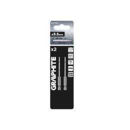 WIERTŁO DO METALU HEx 3.5 MM, 2 SZT.