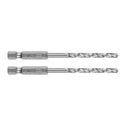 WIERTŁO DO METALU HEx 4.0 MM, 2 SZT.