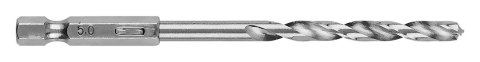 WIERTŁO DO METALU HEx 5.0 MM, 2 SZT. WIERTŁO DO METALU HEx 5.0 MM, 2 SZT.
