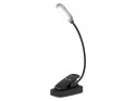 44-162# LAM PKA BIURKOWA LED LB-18 Z KLI PSEM CZARNA