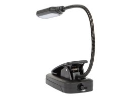 44-162# LAM PKA BIURKOWA LED LB-18 Z KLI PSEM CZARNA