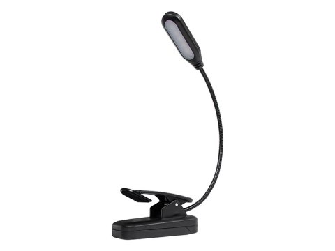 44-162# LAM PKA BIURKOWA LED LB-18 Z KLI PSEM CZARNA 44-162# LAM PKA BIURKOWA LED LB-18 Z KLI PSEM CZARNA