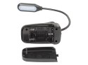 44-162# LAM PKA BIURKOWA LED LB-18 Z KLI PSEM CZARNA