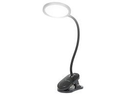 44-165# LAM PKA BIURKOWA LED LB-20 Z KLI PSEM CZARNA`