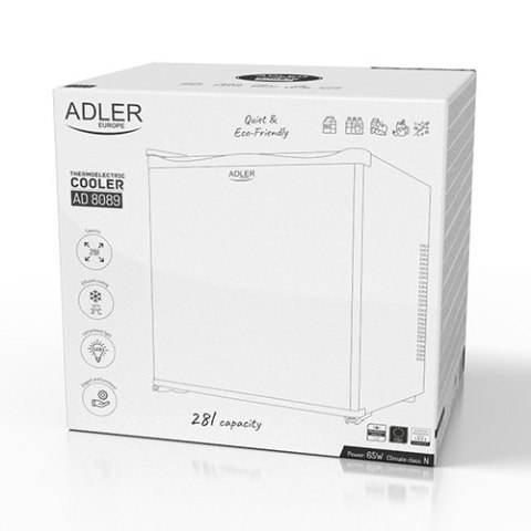 AD 8089 CHŁODZIARKA TERMOELEKTRYCZNA - 28 LITRÓW AD 8089 CHŁODZIARKA TERMOELEKTRYCZNA - 28 LITRÓW