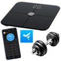 AD 8187 BLACK WAGA ŁAZIENKOWA ANALITYCZNA ? SMART - A PLIKACJA FITGO