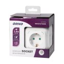 PRZEDŁUŻACZ 4 KROTNY 2P+Z (SCHUKO), ŁADOWARKA 2xUSB, 1,4M H05VV-F 3x1,5MM2, BIAŁY